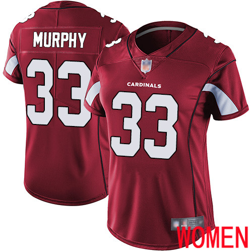 Arizona Cardinals Limited Red Women Byron Murphy Home Jersey NFL Football #33 Vapor Untouchable->arizona cardinals->NFL Jersey